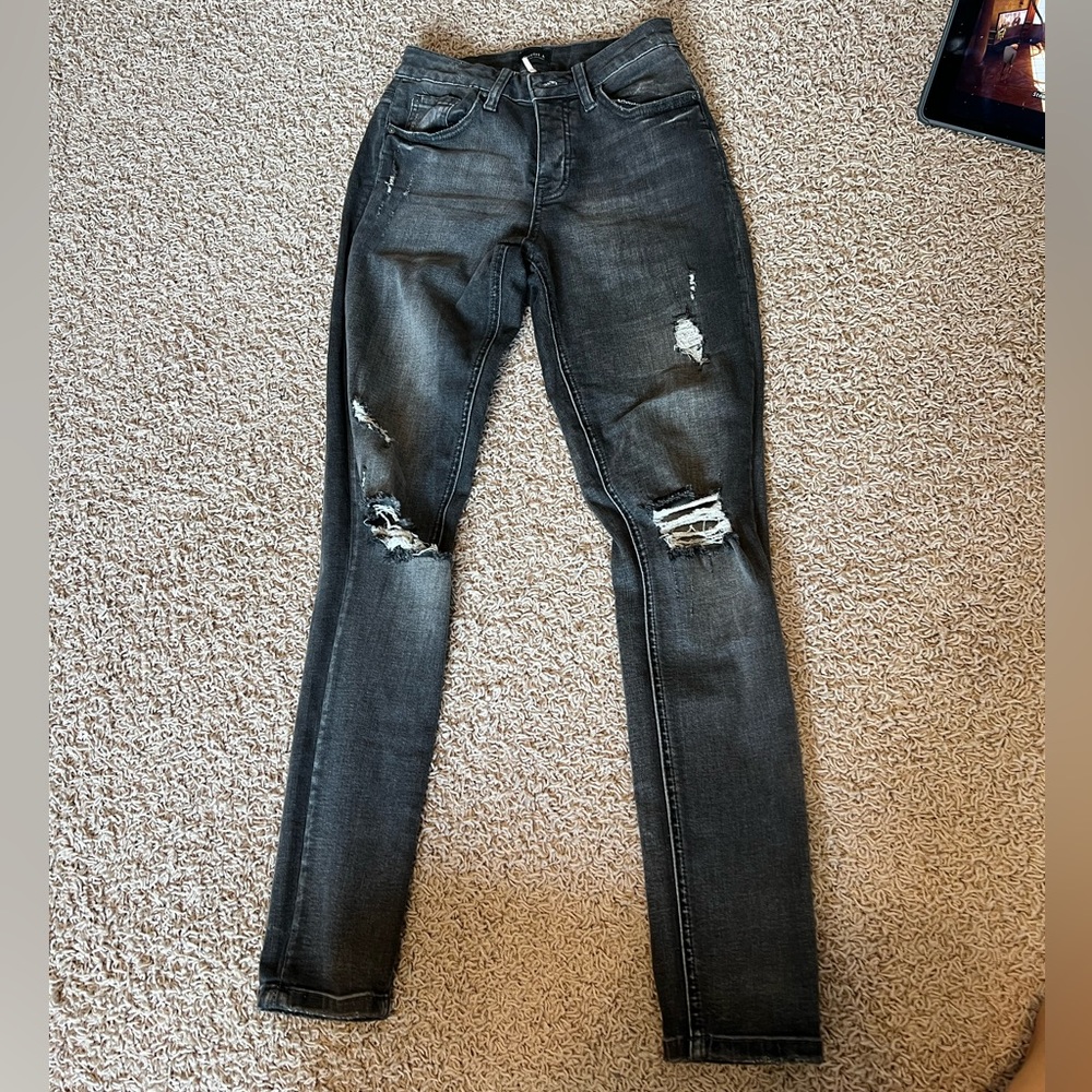 Black Ripped Skinny Jeans